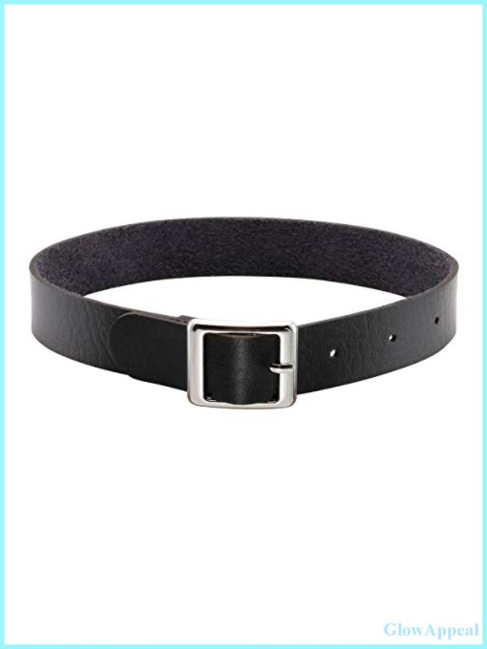 PU Leather Studded Rivet Choker Necklace Punk Goth Adjustable Collar